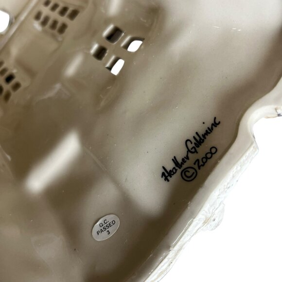 Blue Sky Clayworks Heather Goldminc Cafe Chapeaux Fleuriste Tealight House 2000 - Picture 6 of 7